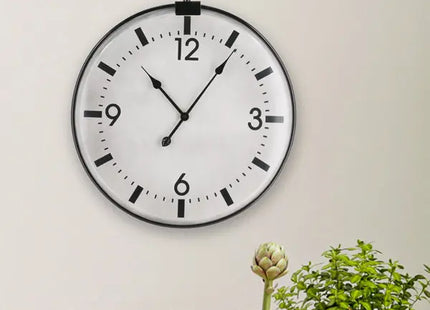 Große Wanduhr im Taschenuhr-Design, Durchmesser ca. 65 cm - Retro Zeitmesser TK Gruppe® Grosshandel 