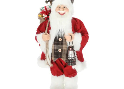 Große Weihnachtsmann-Figur, Stehend, Klassisch Rot, 86 cm, Festliche Dekoration TK Gruppe® Grosshandel 
