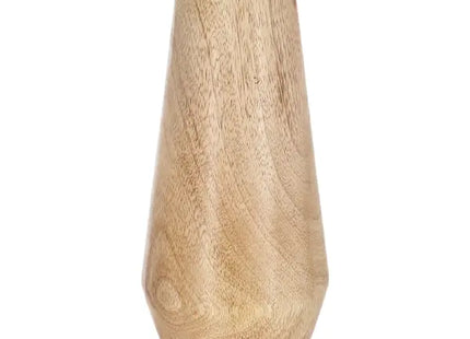 Große konische Mangoholz-Vase, ca. 22cm - Elegantes Dekorationsobjekt TK Gruppe® Grosshandel 
