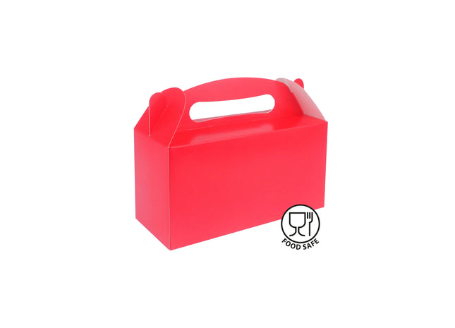 Große rote Lunchbox 22,5L x 9,5B x 12H cm, Bento-Box für Schule und Büro, auslaufsicher TK Gruppe® Grosshandel 