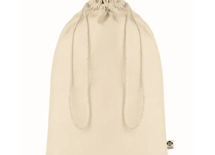 Großer Beutel aus Bio-Baumwolle AMBER LARGE - beige, umweltfreundlich und robust TK Gruppe® Grosshandel 