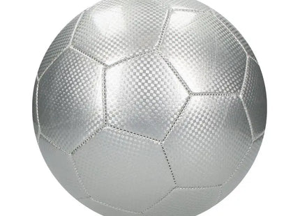 Großer Carbon Fußball in Silber – Modernes Design für optimale Leistung TK Gruppe® Grosshandel 