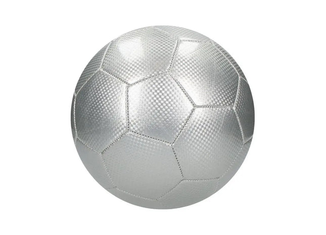 Großer Carbon Fußball in Silber – Modernes Design für optimale Leistung TK Gruppe® Grosshandel 