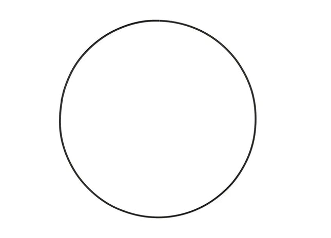 Großer DIY Deko-Ring zum Hängen, Schwarz, Bastelring, ca. 50cm Durchmesser, Kreativer Schmuckring TK Gruppe® Grosshandel 