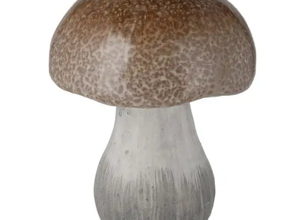 Großer Deko-Pilz in Braun - Naturnahes Design, Höhe 16,5cm TK Gruppe® Grosshandel 