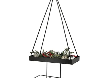 Großer Dekoaufsteller in Schwarz, 122 cm hoch - Elegante Präsentationslösung TK Gruppe® Grosshandel 