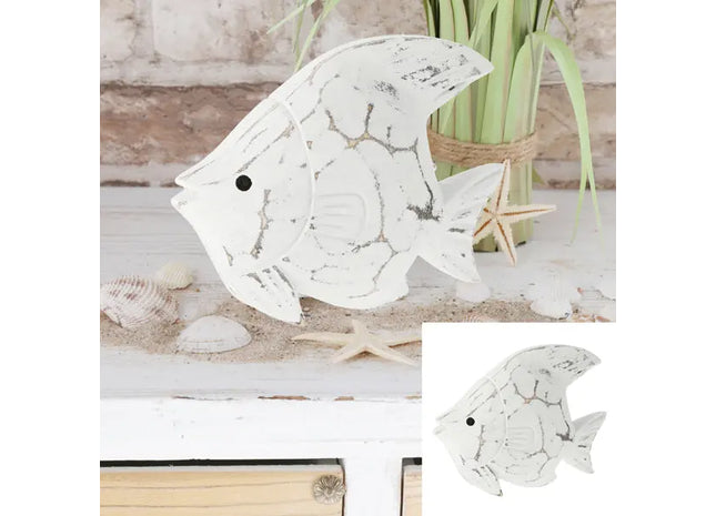 Großer Dekorationsfisch - ca. 18 cm, Nautische Deko, Handgefertigte Details TK Gruppe® Grosshandel 