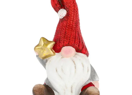 Großer Glitzer-Wichtel, 18 cm hoch - Funkelnde Dekofigur TK Gruppe® Grosshandel 