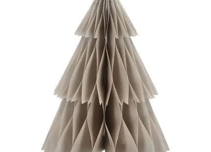 Großer Grauer Honeycomb Tannenbaum, Standdeko, Modern, 40cm TK Gruppe® Grosshandel 