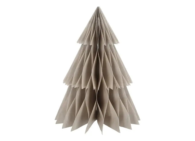 Großer Grauer Honeycomb Tannenbaum, Standdeko, Modern, 40cm TK Gruppe® Grosshandel 