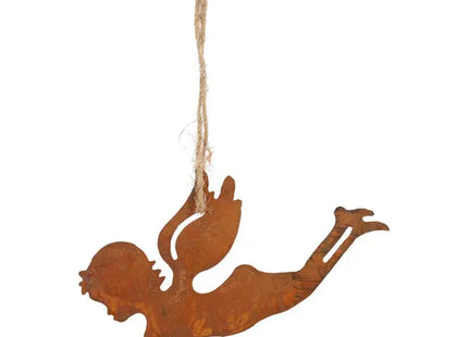 Großer Hänge-Engel mit Juteband, ca. 17x9 cm - Weihnachtsdekoration TK Gruppe® Grosshandel 