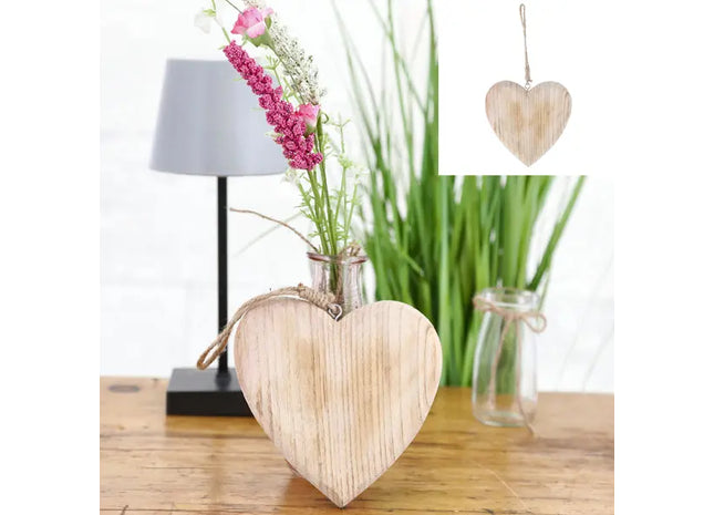 Großer Herzanhänger, ca. 13cm - Romantische Dekoration für Zuhause TK Gruppe® Grosshandel 