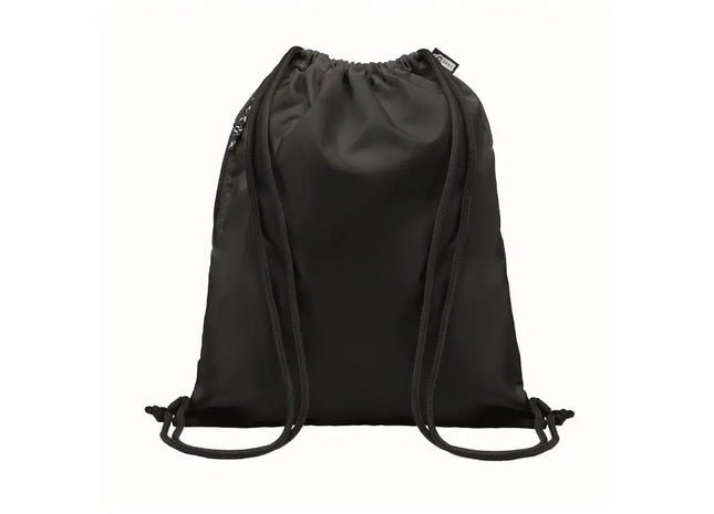 Großer Kordelzugbeutel NIGHT - Schwarz Geräumiger Zugbeutel für vielseitige Nutzung TK Gruppe® Grosshandel 