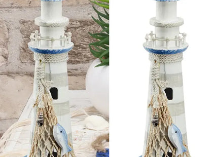 Großer Leuchtturm, ca. 30 cm – Maritimes Dekorelement TK Gruppe® Grosshandel 