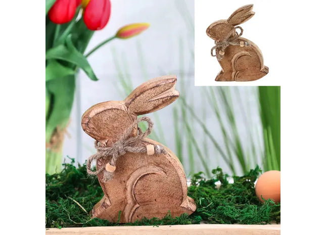 Großer Mango-Hase, Sitzposition, 15 cm Höhe TK Gruppe® Grosshandel 