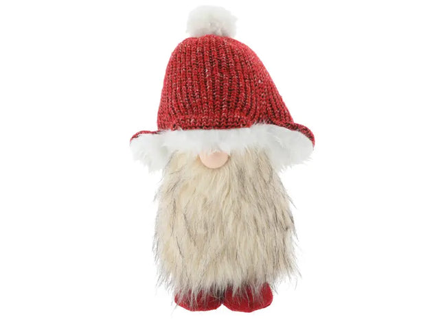 Großer Roter Wichtel für den Garten - Lebhafte Dekofigur, 38 cm TK Gruppe® Grosshandel 