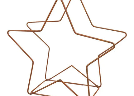 Großer Rustikaler Dekostern zum Aufstellen, Durchmesser 20cm TK Gruppe® Grosshandel 