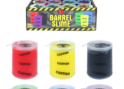 Großer Schleimfass 120G, 7,8cm x 5,5cm, Sortierte Farben - Kreatives Spielspaß TK Gruppe® Grosshandel 