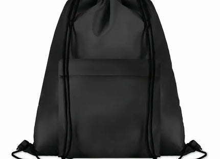 Großer Schwarzer Kordelzugbeutel POCKET SHOOP - Geräumiger Zugbeutel TK Gruppe® Grosshandel 