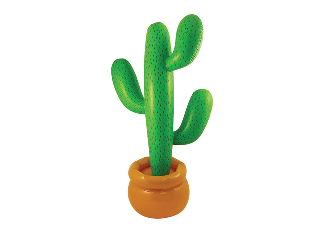 Größerer aufblasbarer Kaktus 170 cm – Deko für Garten & Poolparty TK Gruppe® Grosshandel 