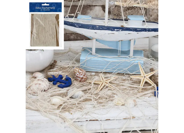 Großes Fischernetz, Robust, Ca. 200x400 cm, Ideal für den gewerblichen Einsatz TK Gruppe® Grosshandel 