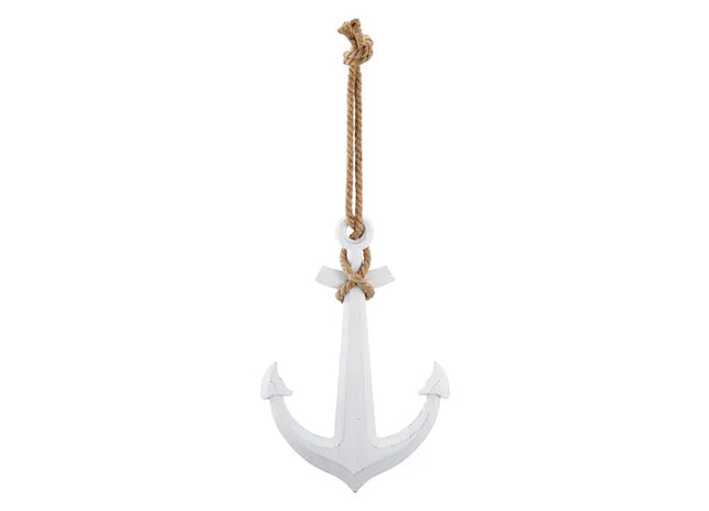 Großes Maritimes Wandbild, Anker mit Seil, 40x60cm - Nautische Dekoration TK Gruppe® Grosshandel 