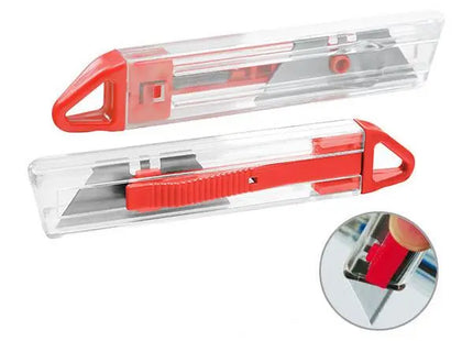 Großes Papiermesser in Glasklar-Rot – Präzise, Auffällig & Robust TK Gruppe® Grosshandel 