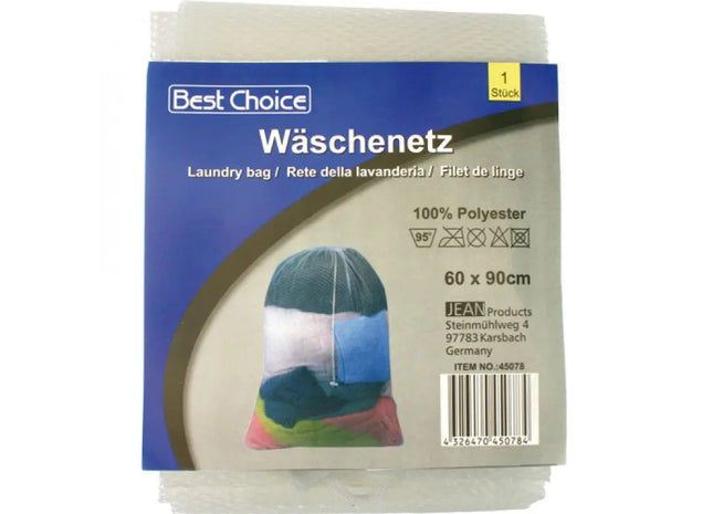 Großes Wäschenetz 60x90 cm mit Zugband - Schutzbeutel für Textilien TK Gruppe® Grosshandel 