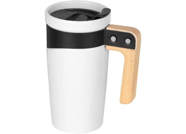 Grotto 475 ml Keramikbecher – Großer eleganter Becher in Weiß TK Gruppe® Grosshandel 
