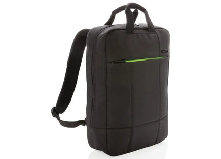 Soho Business RPET 15.6 Laptop-Rucksack - Öko-Freundlich - Schwarz/Grün TK Gruppe® Grosshandel 