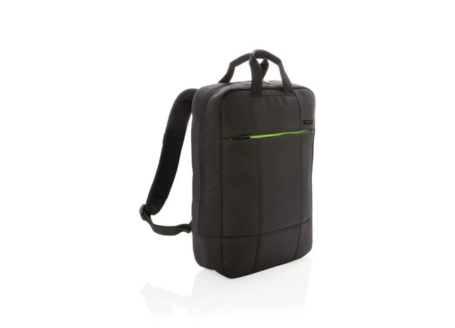 Soho Business RPET 15.6 Laptop-Rucksack - Öko-Freundlich - Schwarz/Grün TK Gruppe® Grosshandel 