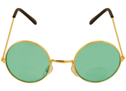 Grüne Gläser mit goldenem Rahmen für Erwachsene, hochwertige Sonnenbrille TK Gruppe® Grosshandel 