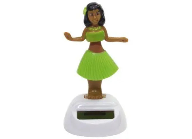 Grüne HULA Solar-Wackelfigur - Ökofreundlicher Spaß für jeden Schreibtisch TK Gruppe® Grosshandel 