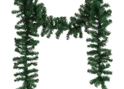 Grüne Tannengirlande, Länge ca. 270cm, Festliche Weihnachtsdeko TK Gruppe® Grosshandel 