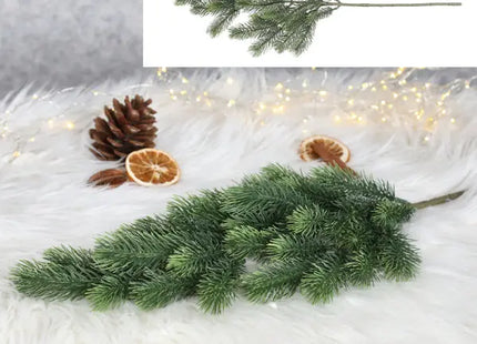 Grüner Künstlicher Tannenzweig, Naturgetreues Dekoelement, Ca. 65cm Lang TK Gruppe® Grosshandel 