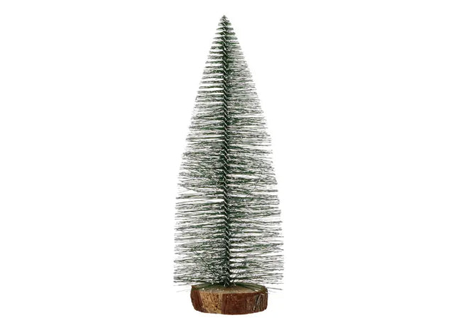 Grüner Tannenbaum, Holzständer, ca. 25cmH - Festliche Tischdekoration für Weihnachten TK Gruppe® Grosshandel 