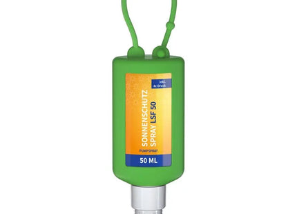 Grünes Sonnenschutzspray 50 ml, LSF 30, Bio-Verpackung TK Gruppe® Grosshandel 