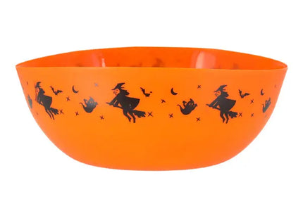 Gruselige Halloween-Servierschale, Durchmesser 24 cm - Ideal für Festlichkeitssnacks TK Gruppe® Grosshandel 