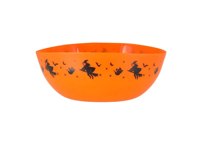 Gruselige Halloween-Servierschale, Durchmesser 24 cm - Ideal für Festlichkeitssnacks TK Gruppe® Grosshandel 