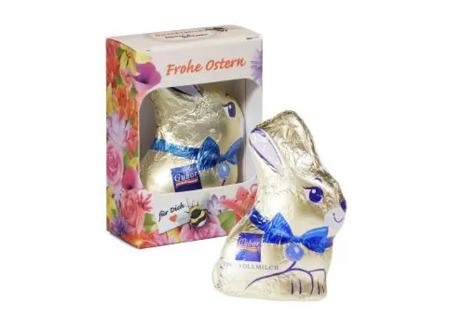 Gubor Osterhase in personalisierter Geschenkbox – Festlicher Schokoladengruß TK Gruppe® Grosshandel 