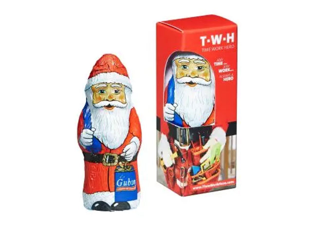 Gubor Weihnachtsmann in Präsentbox - Hochwertiger Druck inklusive TK Gruppe® Grosshandel 