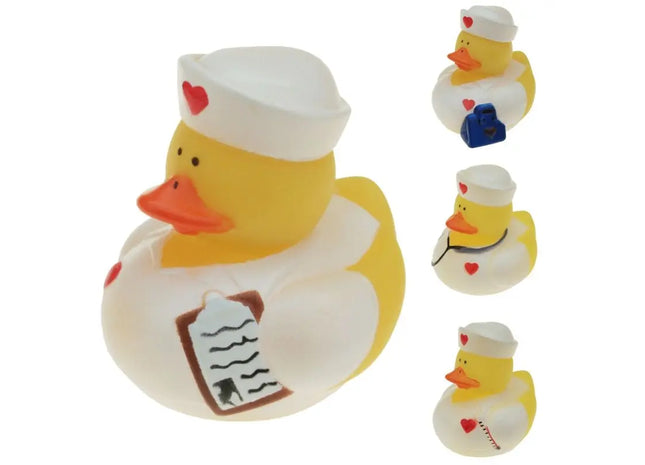Gummi-Ente "Krankenschwester", 5 cm TK Gruppe® Grosshandel 