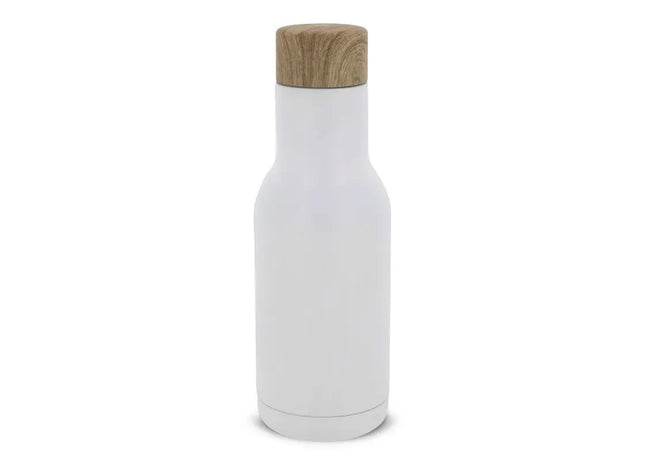 Gustav Trinkflasche, 340ml - Kompakt & Stilvoll, Weiß TK Gruppe® Grosshandel 