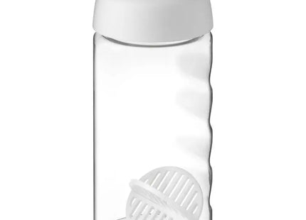 H2O Active Bop Shakerflasche 500 ml, Weiß-Transparent, Ideal für Shakes TK Gruppe® Grosshandel 