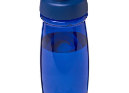 H2O Active Pulse 600 ml, Blau, Sportflasche mit Praktischem Klappdeckel TK Gruppe® Grosshandel 
