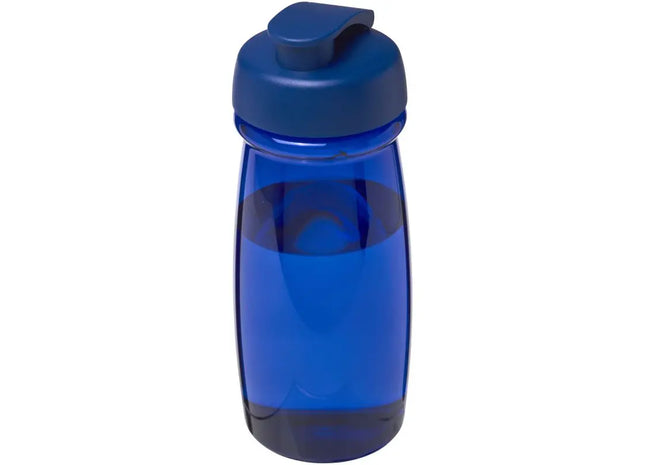 H2O Active Pulse 600 ml, Blau, Sportflasche mit Praktischem Klappdeckel TK Gruppe® Grosshandel 