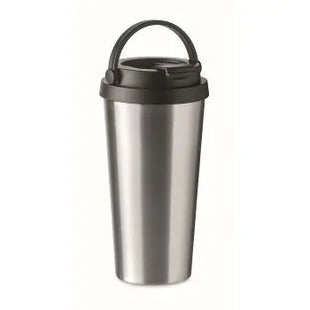 HAEN 500ml Doppelwandiger Becher, Mattsilber TK Gruppe® Grosshandel 