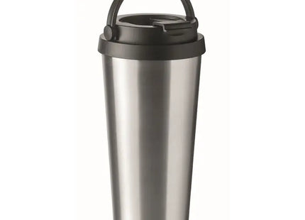 HAEN Doppelwandiger Becher 500ml in Mattsilber: Elegant & Effizient Isoliert TK Gruppe® Grosshandel 