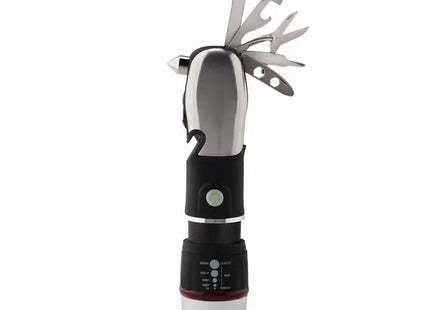 HAMLIGHT Schwarzes All-in-One Werkzeug - Vielseitig für Outdoor & Heimwerken TK Gruppe® Grosshandel 
