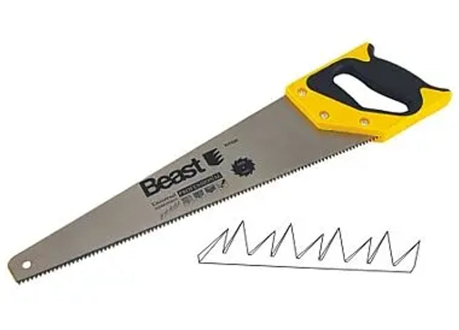 HANDSAGE GEHARTET ZAHN: Robuste Handsäge mit gehärteten Zähnen | Profi-Zugsäge | Präzisions-Holzsäge mit widerstandsfähigen Zähnen TK Gruppe® Grosshandel 